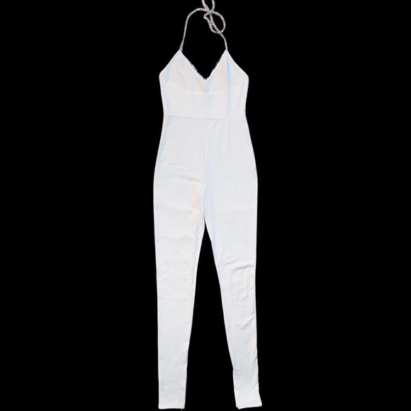 Sparkle Halter Jumpsuit - Picture 1 of 2